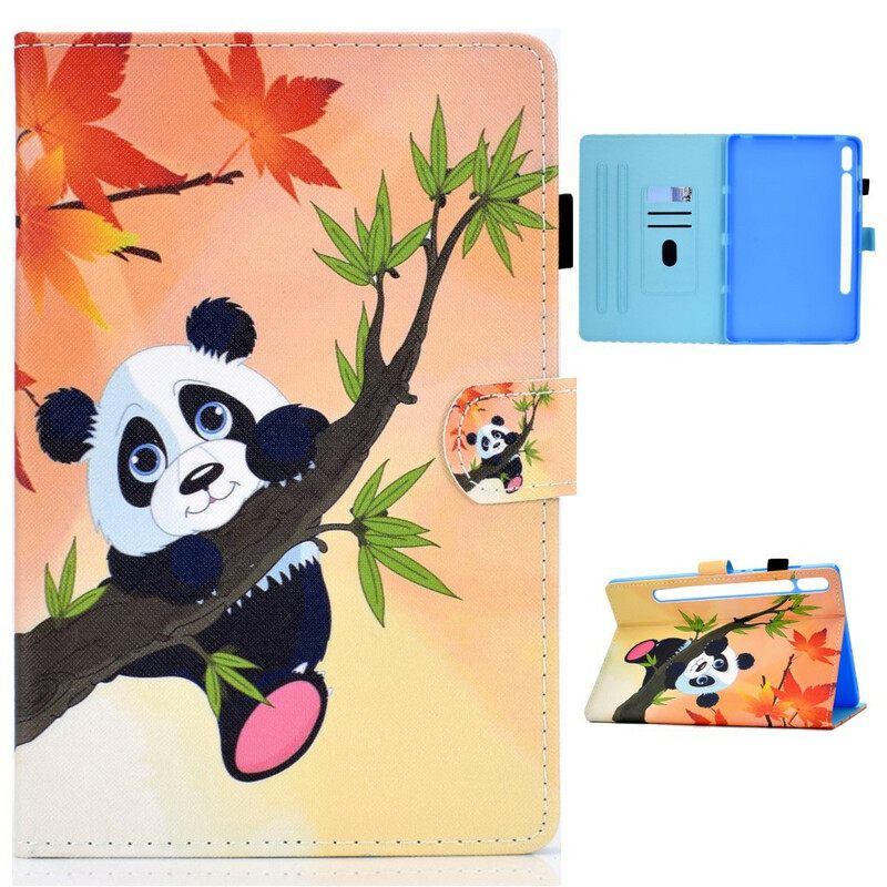 Kotelot Samsung Galaxy Tab S7 / Tab S8 Söpö Panda