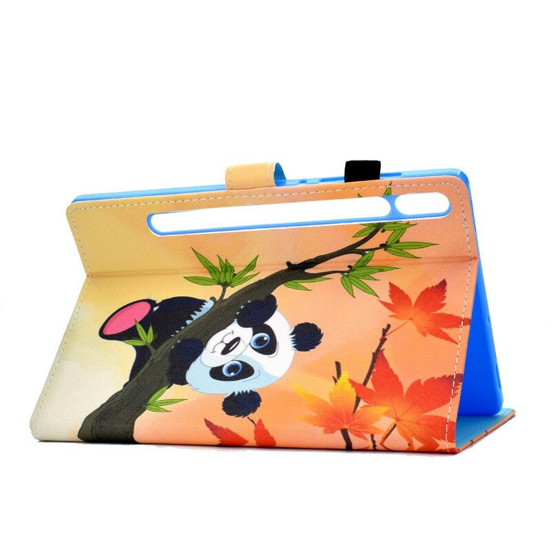 Kotelot Samsung Galaxy Tab S7 / Tab S8 Söpö Panda