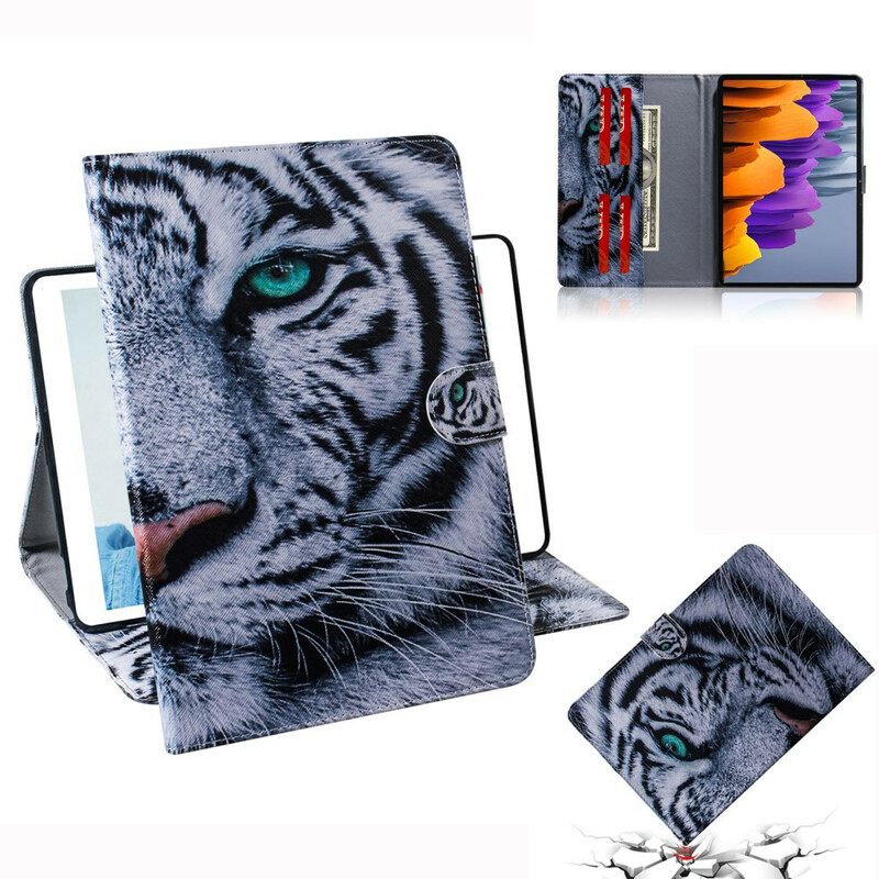 Kotelot Samsung Galaxy Tab S7 / Tab S8 Tiger Head