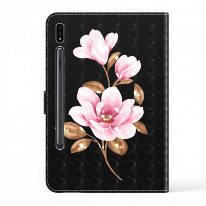 Kotelot Samsung Galaxy Tab S7 / Tab S8 Tree Flowers