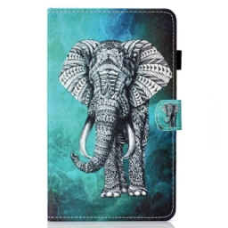 Kotelot Samsung Galaxy Tab S7 / Tab S8 Tribal Elephant