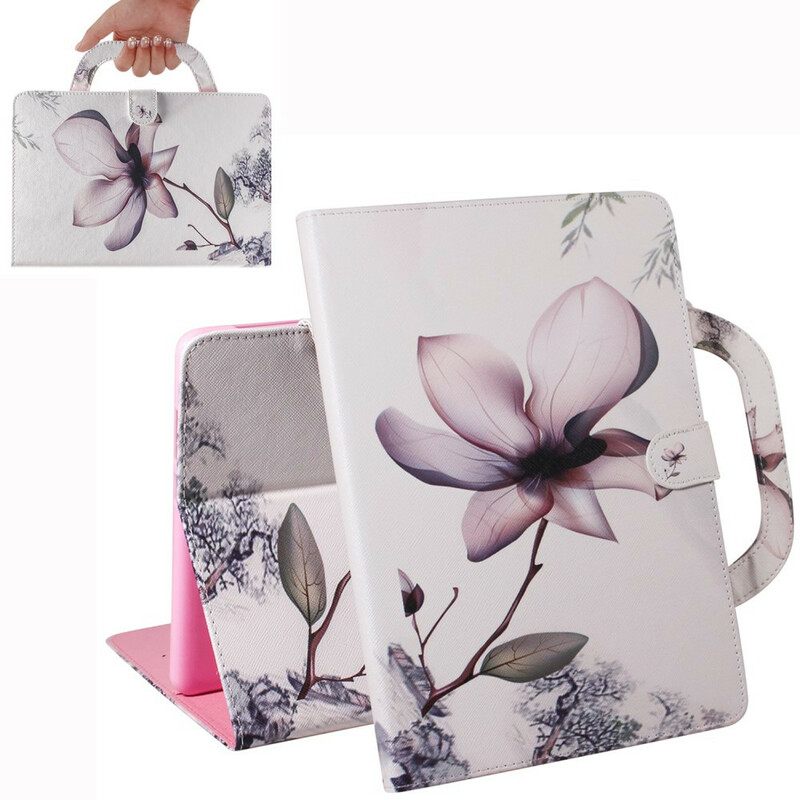 Kotelot Samsung Galaxy Tab S7 / Tab S8 Vintage Flower Kahvalla