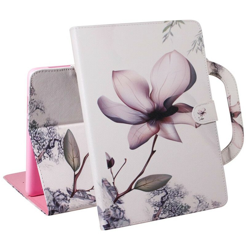 Kotelot Samsung Galaxy Tab S7 / Tab S8 Vintage Flower Kahvalla