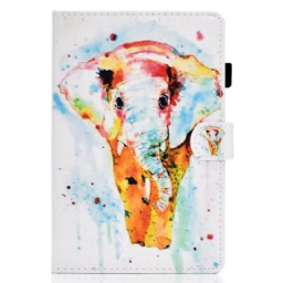 Kotelot Samsung Galaxy Tab S7 / Tab S8 Watercolour Elephant