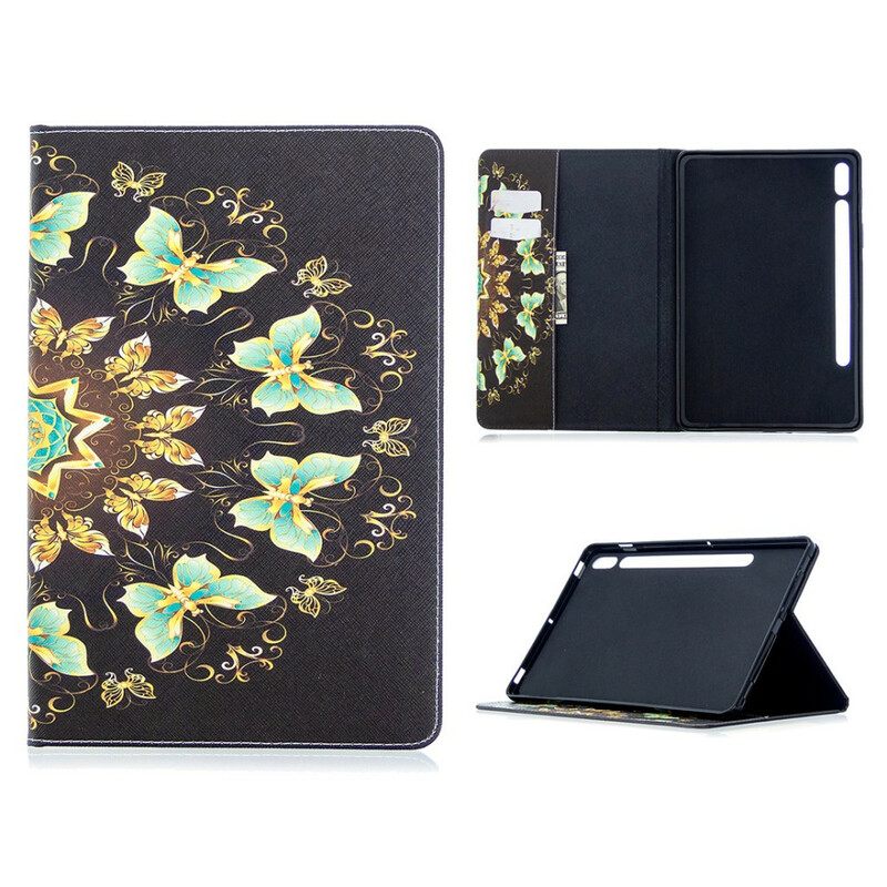 Kuoret Samsung Galaxy Tab S7 / Tab S8 Butterflies Art