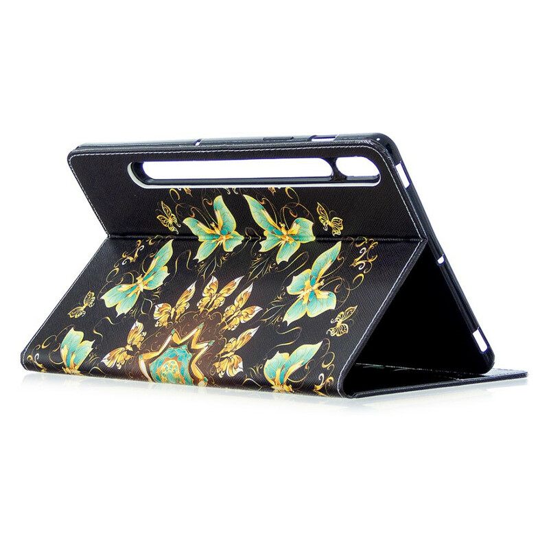 Kuoret Samsung Galaxy Tab S7 / Tab S8 Butterflies Art