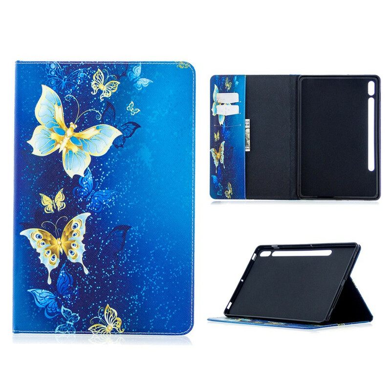 Kuoret Samsung Galaxy Tab S7 / Tab S8 Precious Butterflies