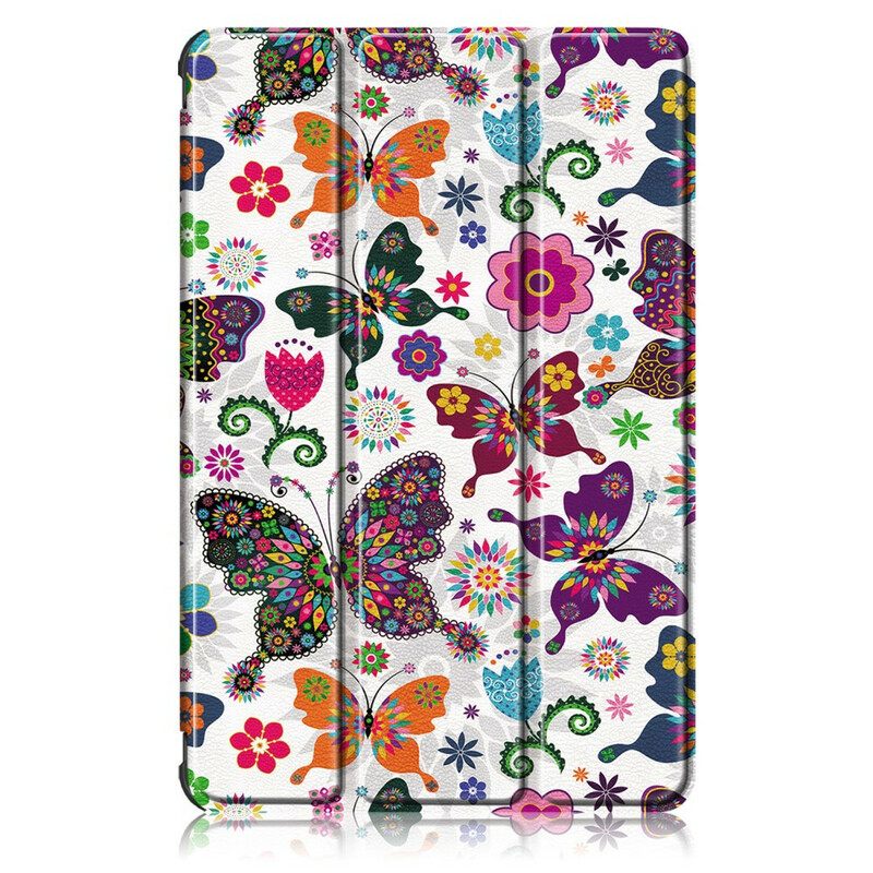 Puhelinkuoret Samsung Galaxy Tab S7 / Tab S8 Enhanced Butterflies And Flowers