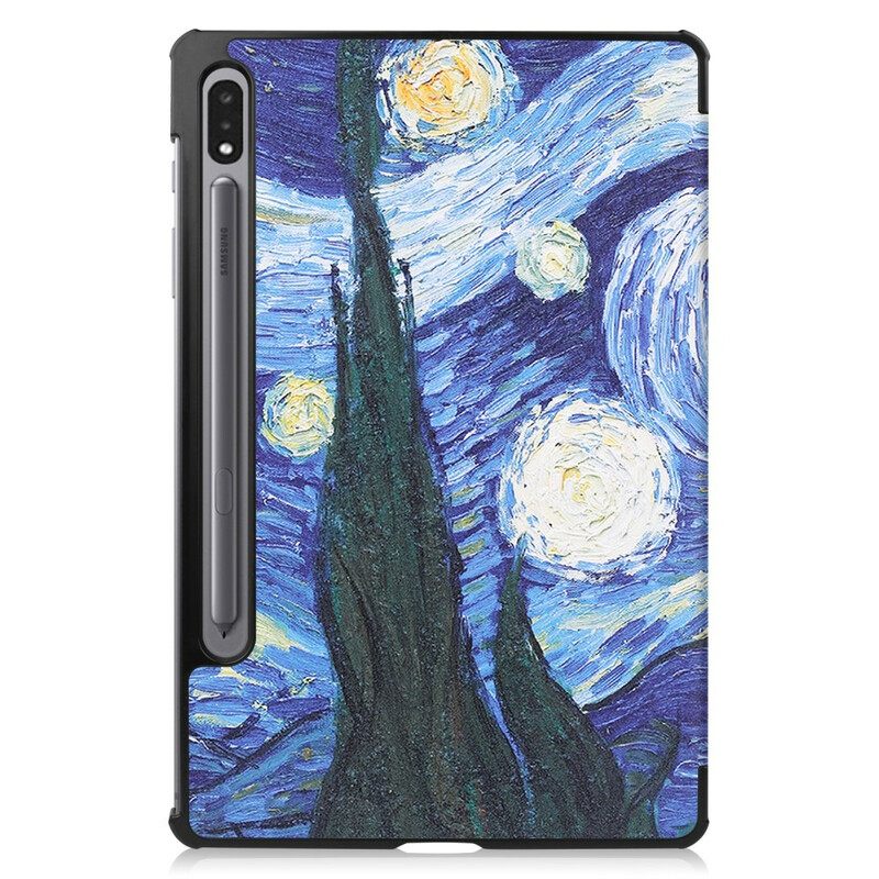 Puhelinkuoret Samsung Galaxy Tab S7 / Tab S8 Starry Night Kynäpidike