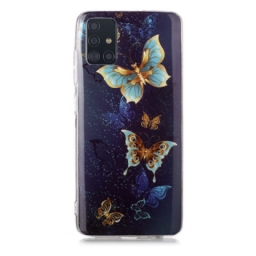 Case Samsung Galaxy A51 Fluorescent Butterfly Sarja