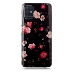 Case Samsung Galaxy A51 Fluorescent Floral Sarja