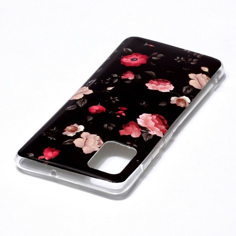 Case Samsung Galaxy A51 Fluorescent Floral Sarja