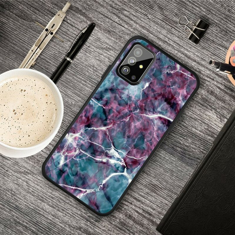 Case Samsung Galaxy A51 Purple Marble