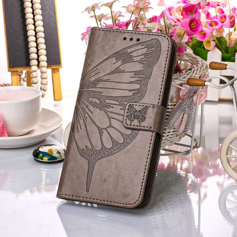 Flip Case Samsung Galaxy A51 Butterfly Design Kaulanauhalla