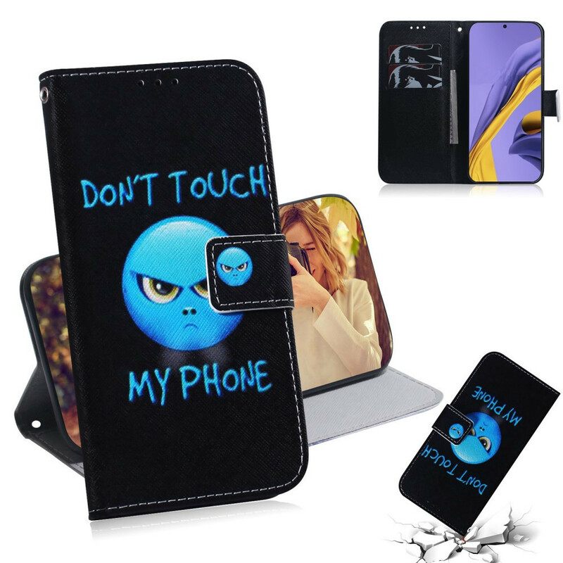 Flip Case Samsung Galaxy A51 Emoji Puhelin