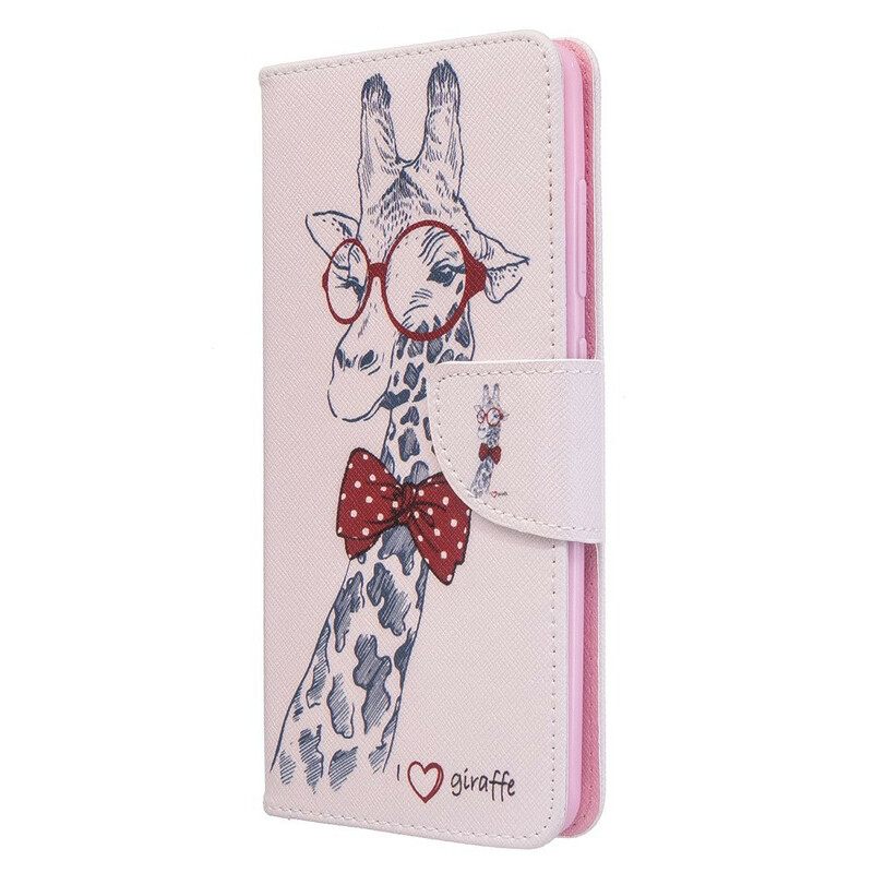 Kotelot Samsung Galaxy A51 Brainy Giraffe