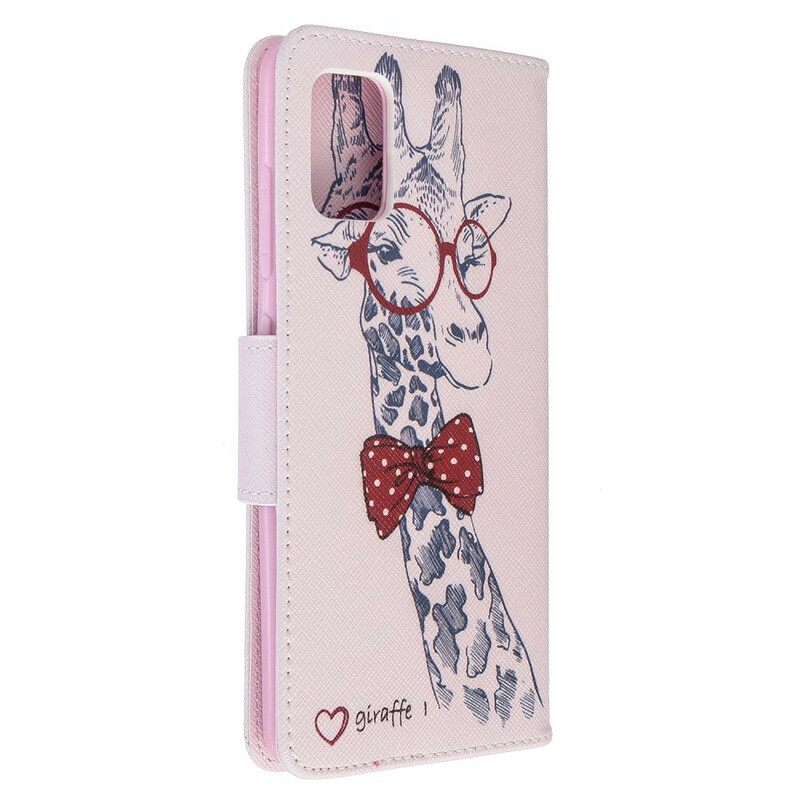 Kotelot Samsung Galaxy A51 Brainy Giraffe