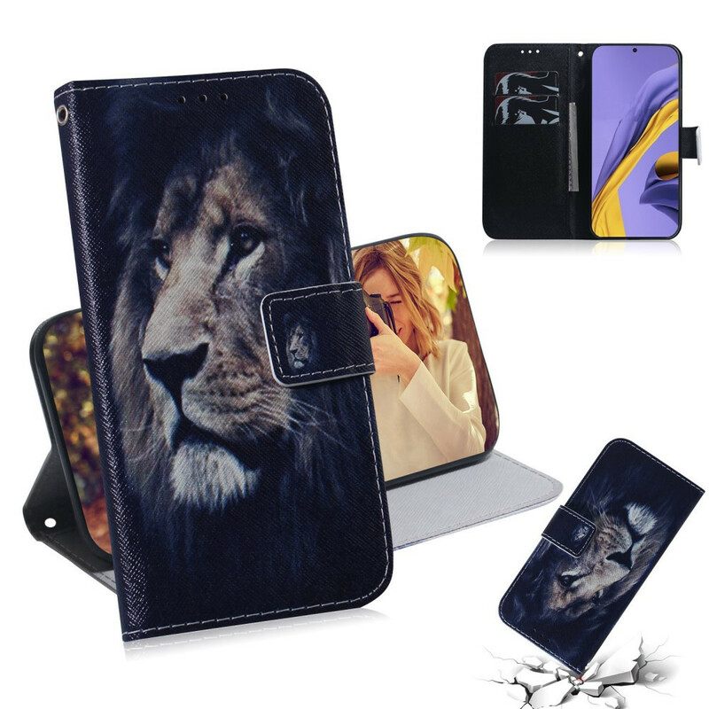 Kotelot Samsung Galaxy A51 Dreaming Lion