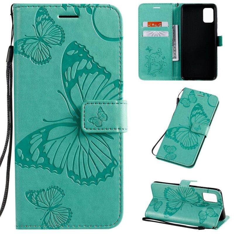 Kotelot Samsung Galaxy A51 Suojaketju Kuori Giant Thong Butterflies