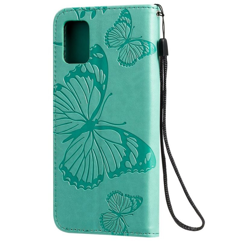 Kotelot Samsung Galaxy A51 Suojaketju Kuori Giant Thong Butterflies