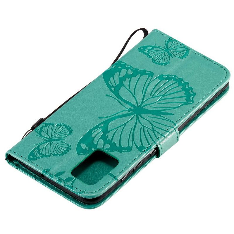 Kotelot Samsung Galaxy A51 Suojaketju Kuori Giant Thong Butterflies