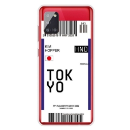 Kuori Samsung Galaxy A51 Boarding Pass Tokioon