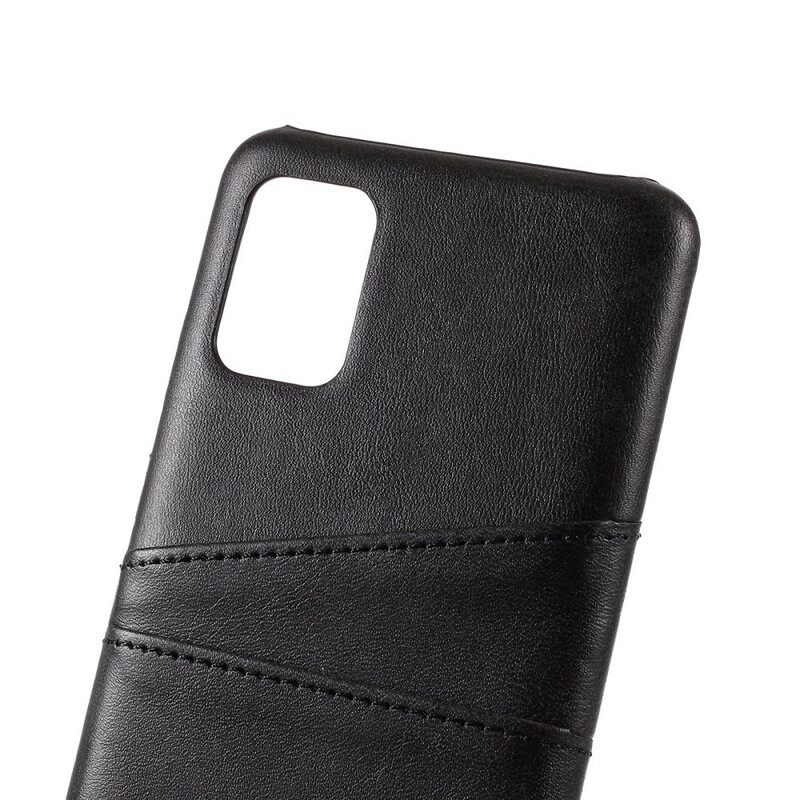 Kuori Samsung Galaxy A51 Double Card Holder