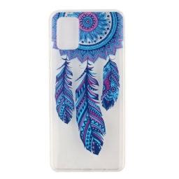 Kuori Samsung Galaxy A51 Dream Catcher Blue Feathers