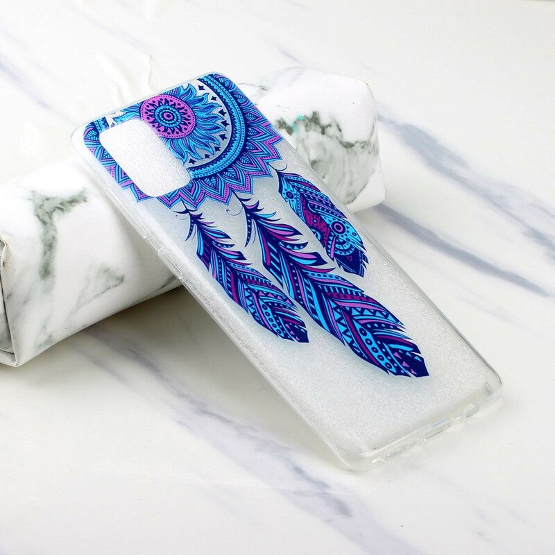 Kuori Samsung Galaxy A51 Dream Catcher Blue Feathers