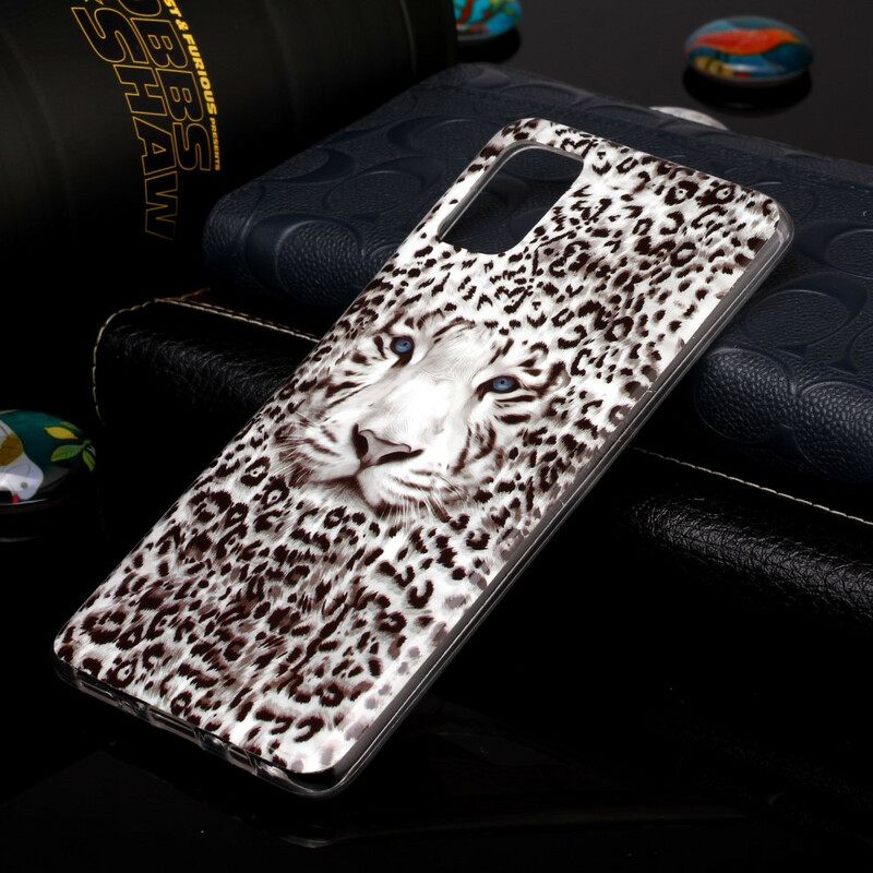 Kuori Samsung Galaxy A51 Fluoresoiva Leopard