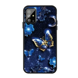 Kuori Samsung Galaxy A51 Golden Butterfly