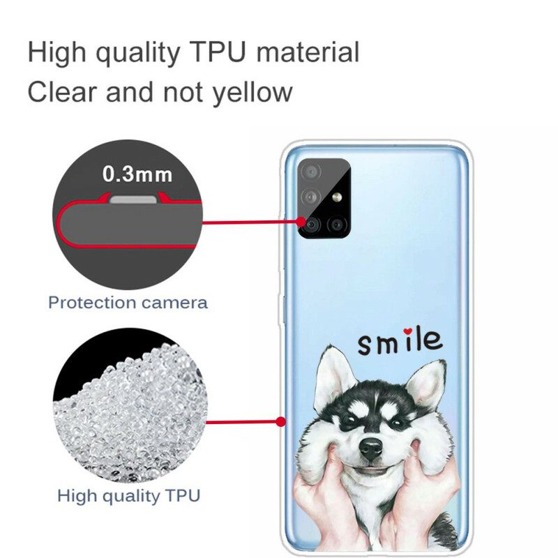 Kuori Samsung Galaxy A51 Smile Dog