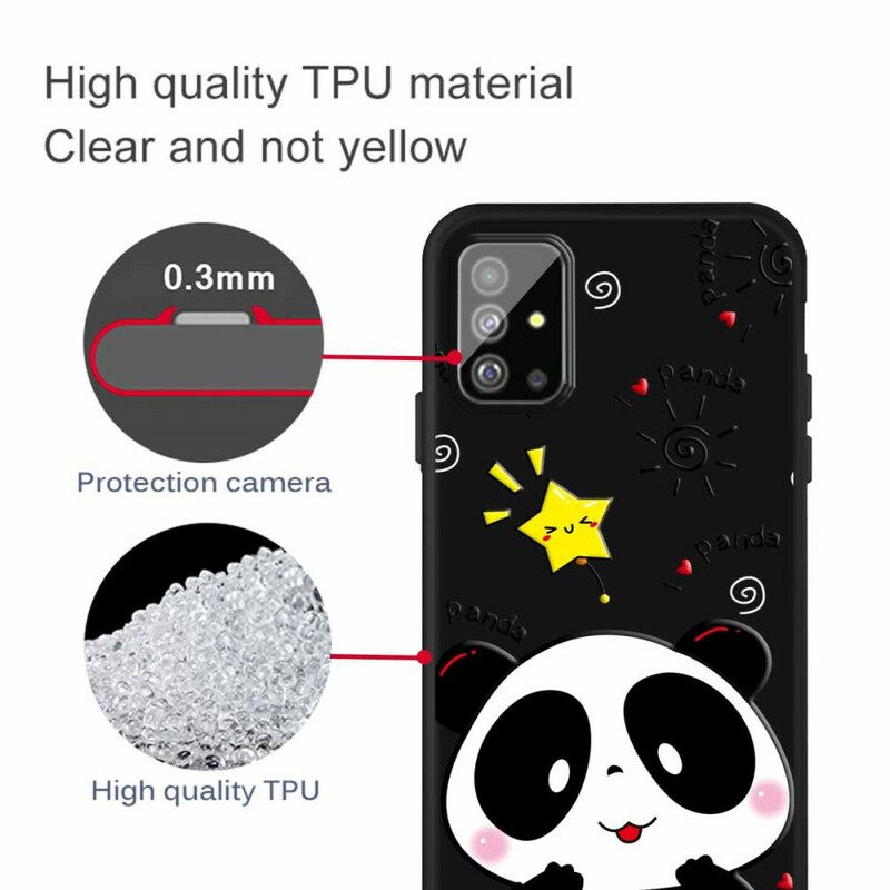 Kuori Samsung Galaxy A51 Star Panda