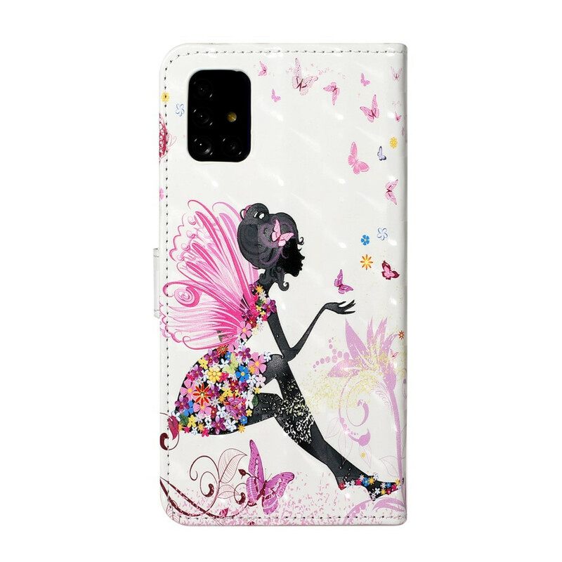 Nahkakotelo Samsung Galaxy A51 Magic Fairy