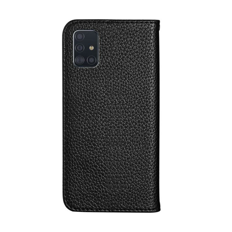 Puhelinkuoret Samsung Galaxy A51 Kotelot Flip Ultra Chic Litchi Faux Leather