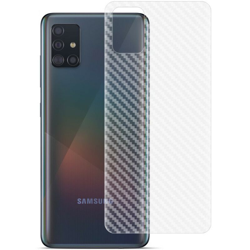 Selkäsuojakalvo Samsung Galaxy A51 Carbon Style Imak Puhelimelle