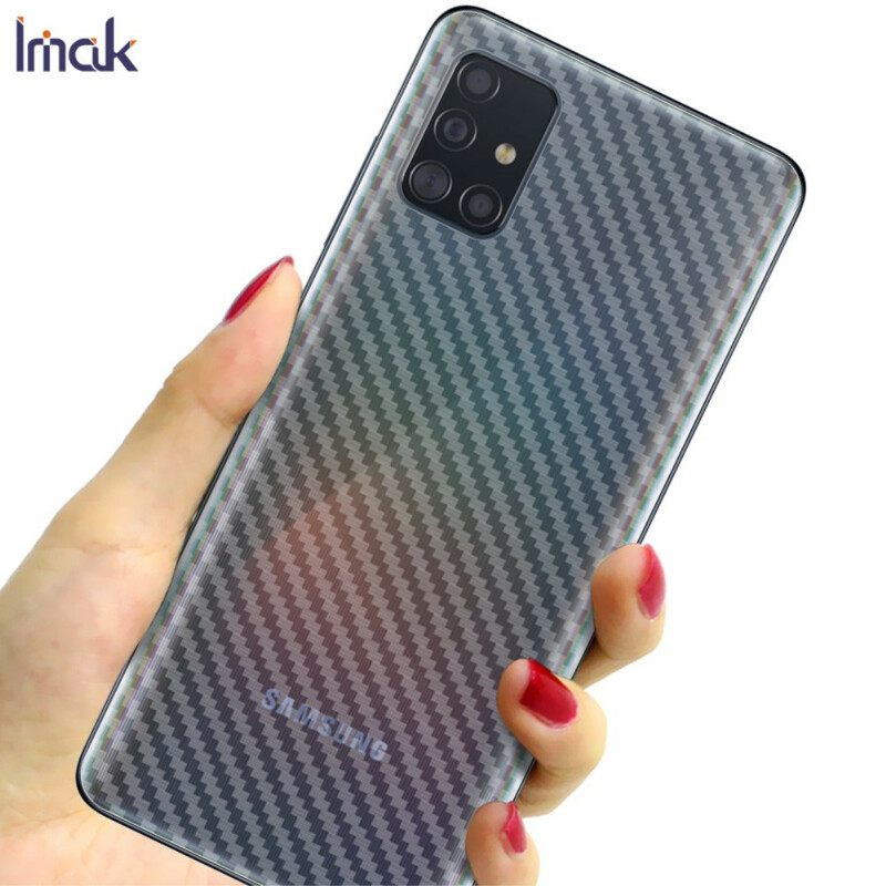 Selkäsuojakalvo Samsung Galaxy A51 Carbon Style Imak Puhelimelle