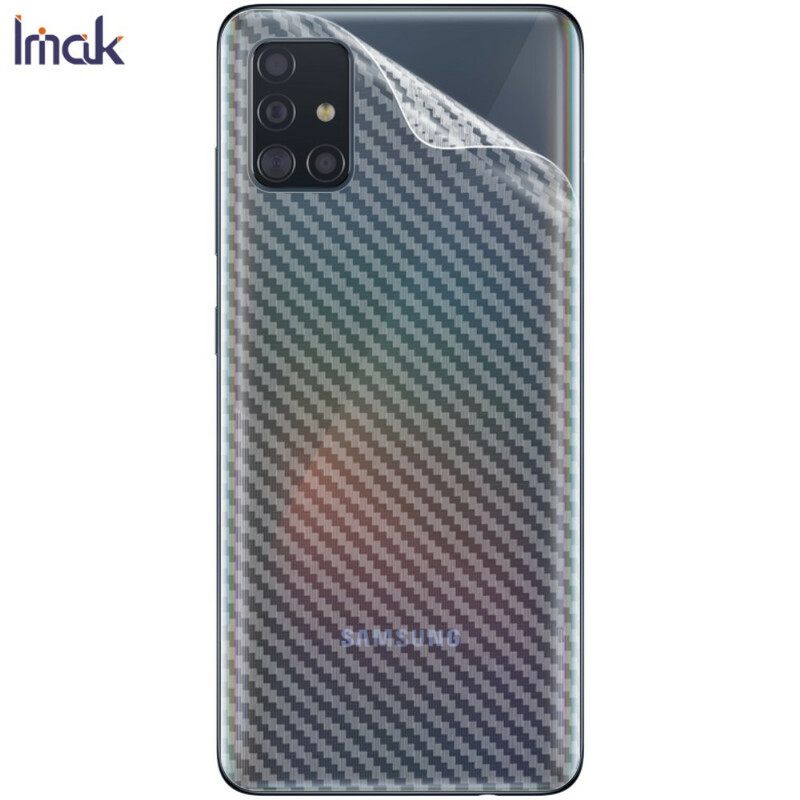 Selkäsuojakalvo Samsung Galaxy A51 Carbon Style Imak Puhelimelle