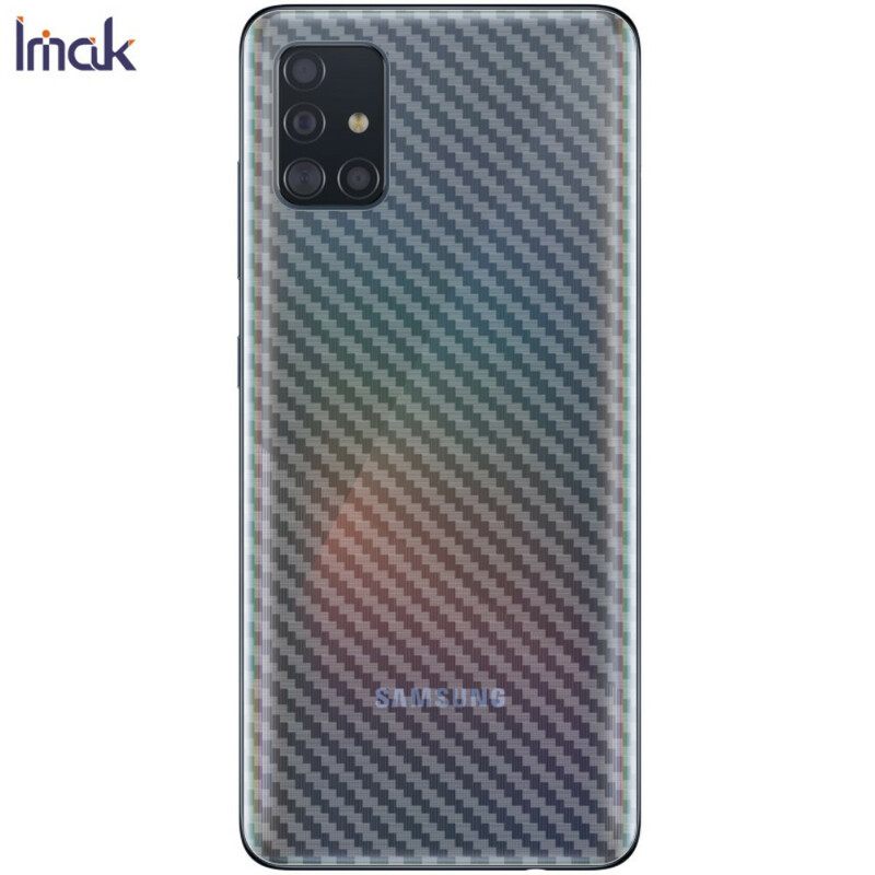 Selkäsuojakalvo Samsung Galaxy A51 Carbon Style Imak Puhelimelle