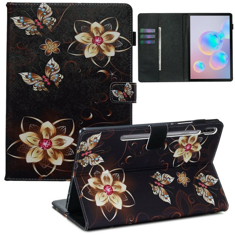 Kotelot Samsung Galaxy Tab S6 Precious Butterflies