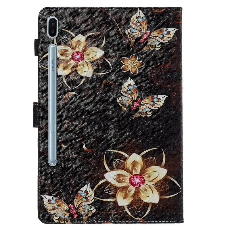 Kotelot Samsung Galaxy Tab S6 Precious Butterflies