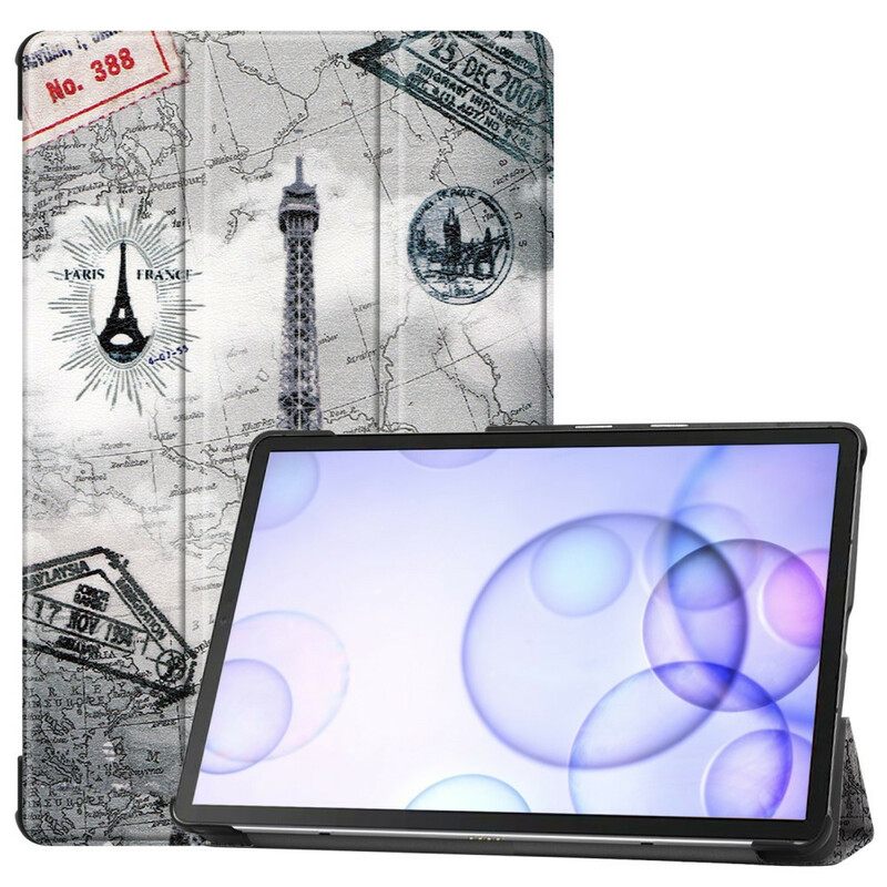 Puhelinkuoret Samsung Galaxy Tab S6 Retro Eiffel-torni