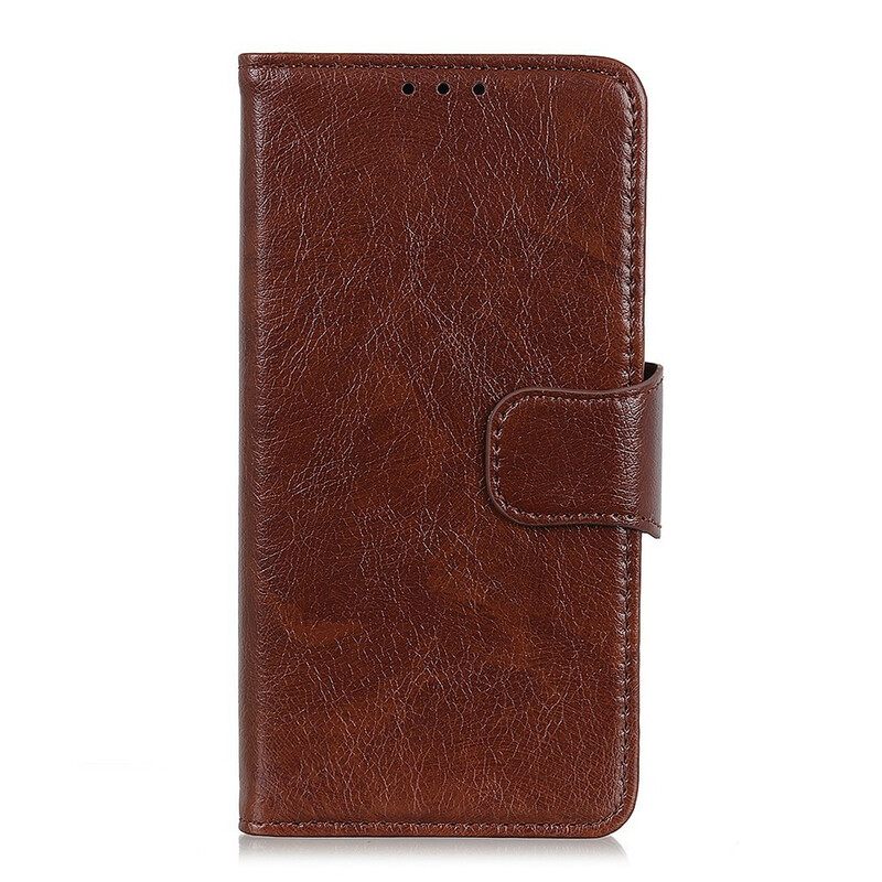 Flip Case Sony Xperia 10 II Haljattu Nappanahka