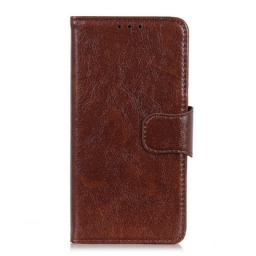 Flip Case Sony Xperia 10 II Haljattu Nappanahka