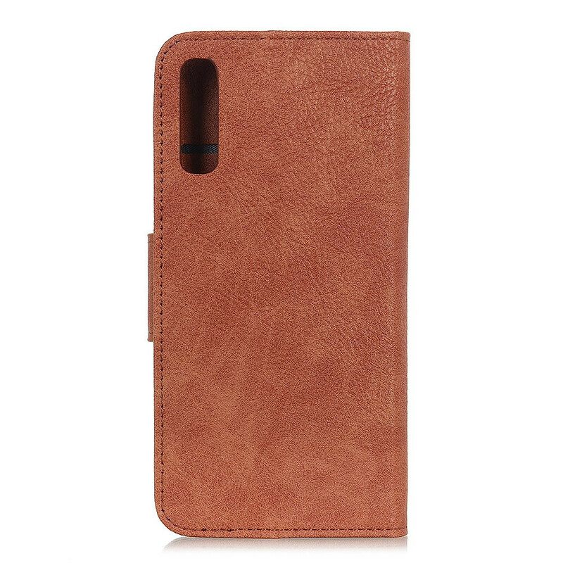 Kotelot Sony Xperia 10 II Faux Leather Litchi Business