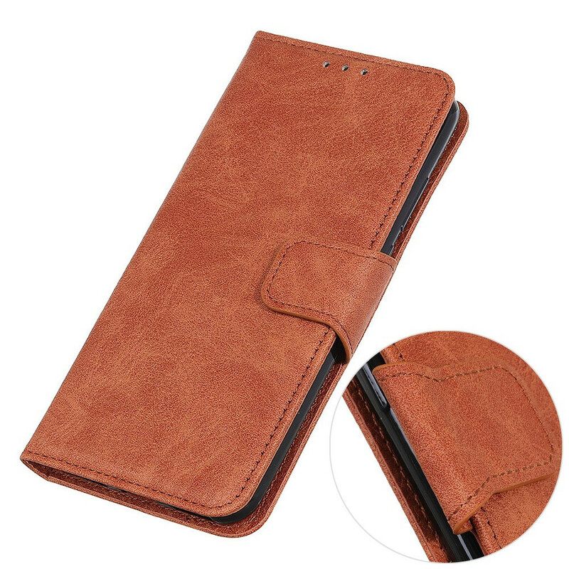 Kotelot Sony Xperia 10 II Faux Leather Litchi Business