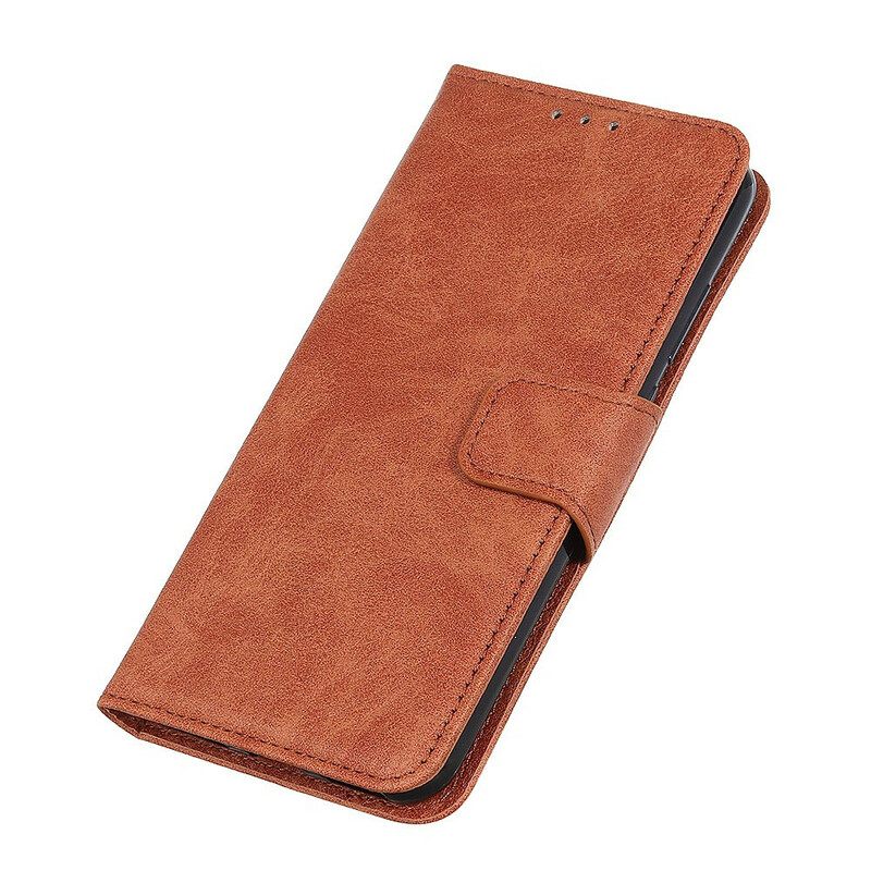 Kotelot Sony Xperia 10 II Faux Leather Litchi Business