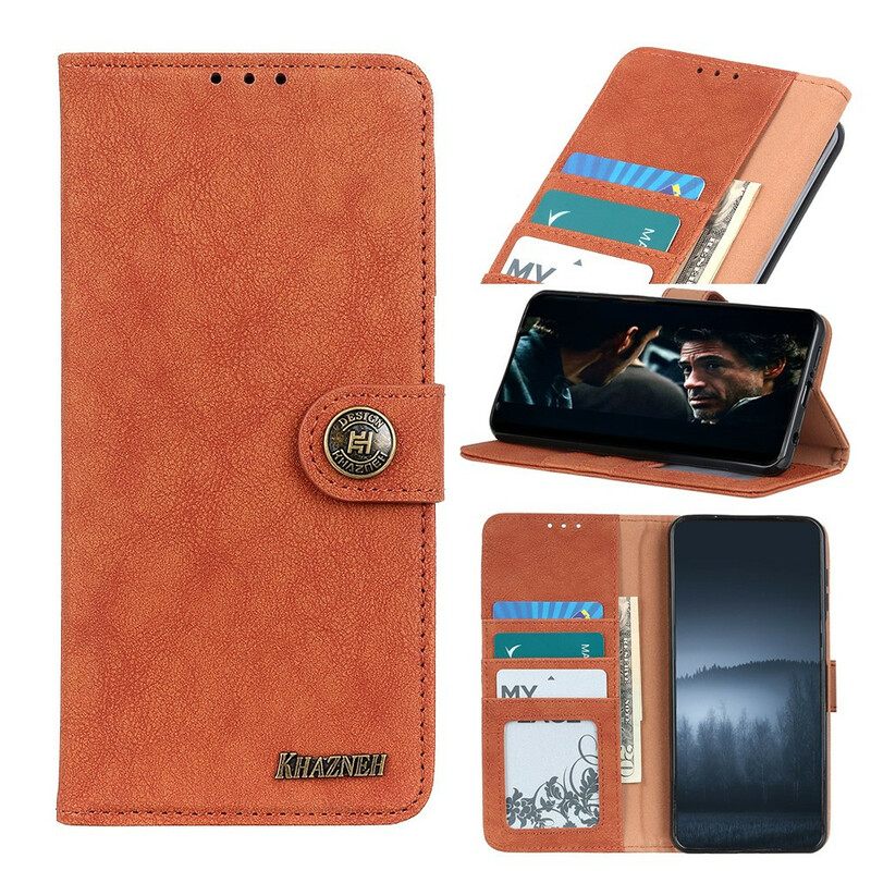 Kotelot Sony Xperia 10 II Faux Leather Split Retro Khazneh