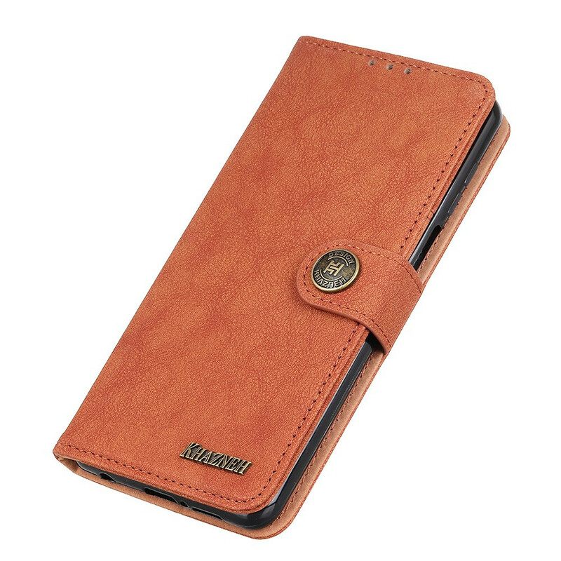 Kotelot Sony Xperia 10 II Faux Leather Split Retro Khazneh