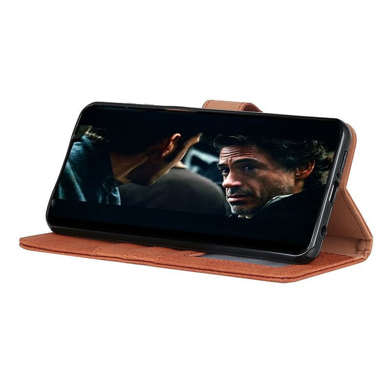 Kotelot Sony Xperia 10 II Faux Leather Split Retro Khazneh